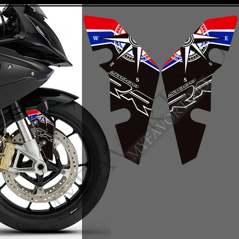 

For BMW S1000RR S 1000 RR S1000 Stickers Decals Protector Tank Pad Knee Motorcycle Fairing Front Fender 2009 - 2018