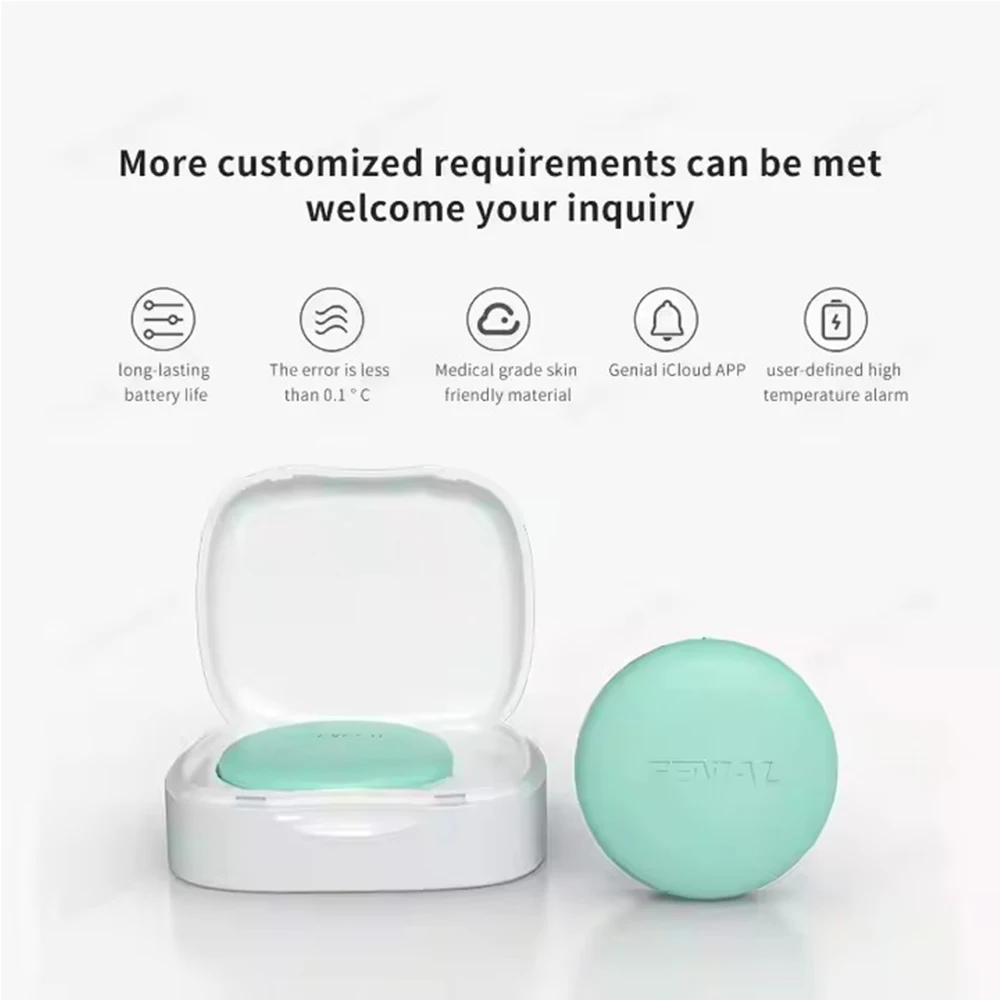 Medical FSA Approved underarm Children Thermometer, for Adults & Baby Digital Thermometer pad,Real-time monitoring APP tracking