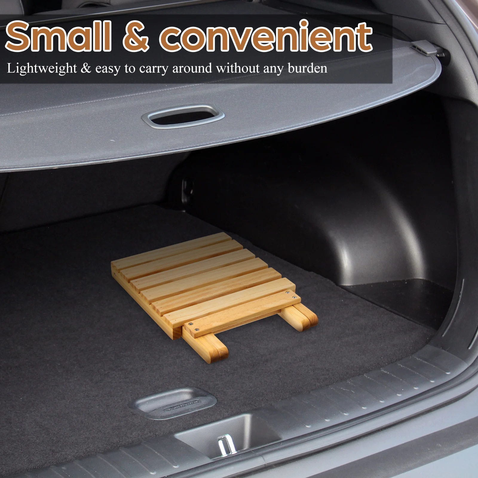 طاولة جانبية خشبية صغيرة مربعة قابلة للطي، طاولة نزهة النبيذ في الهواء الطلق، مدمجة ومستقرة، مكتب تقديم خشبي، مقعد للشاطئ