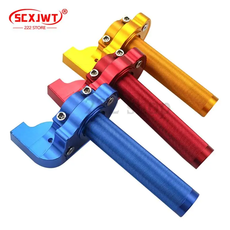

22mm 7/8'' Universal Motorcycle CNC Aluminum Throttle Twist Grips Handle For Off-Road Dirt Bike ATV Pit 50cc 125cc 150cc 250cc