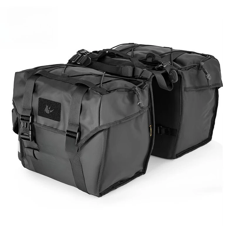 Shelf packing after long-distance cycling, large-capacity expandable packing