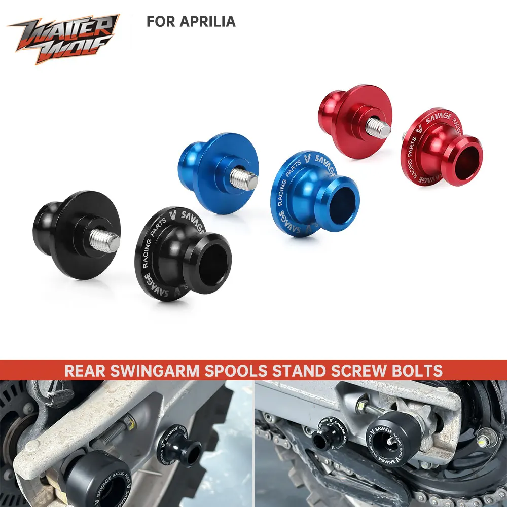 

Motorcycle Crash Slider For Aprilia Tuareg 660 /Rally RS660 RS250 RS125 Tuono 660 1000 1100 RSV4 RSV 1100 Swingarm Spool Stand