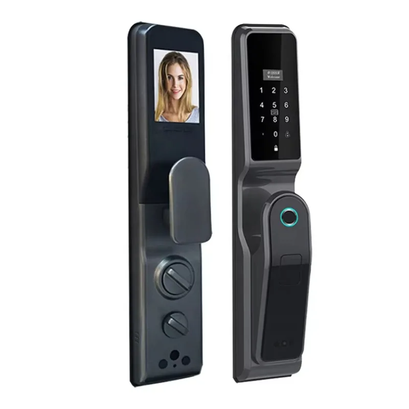 Smart Digital Fingerprint Lock Automatic Biometric Lock Rfid ic Card Cat Eye Home Security Door Lock