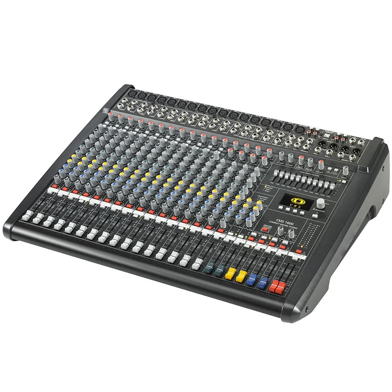 CMS1600-3 CMS1600 CMS 1600 Professional 16 Channel Audio Mixer interface Sound console Mixing for DJ Live Show Stage Performance