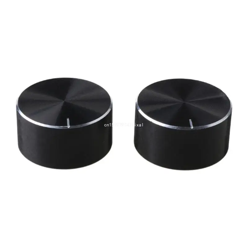 2Pcs 25x13mm D Rotary Potentiometer Knob Volume Control For Speaker