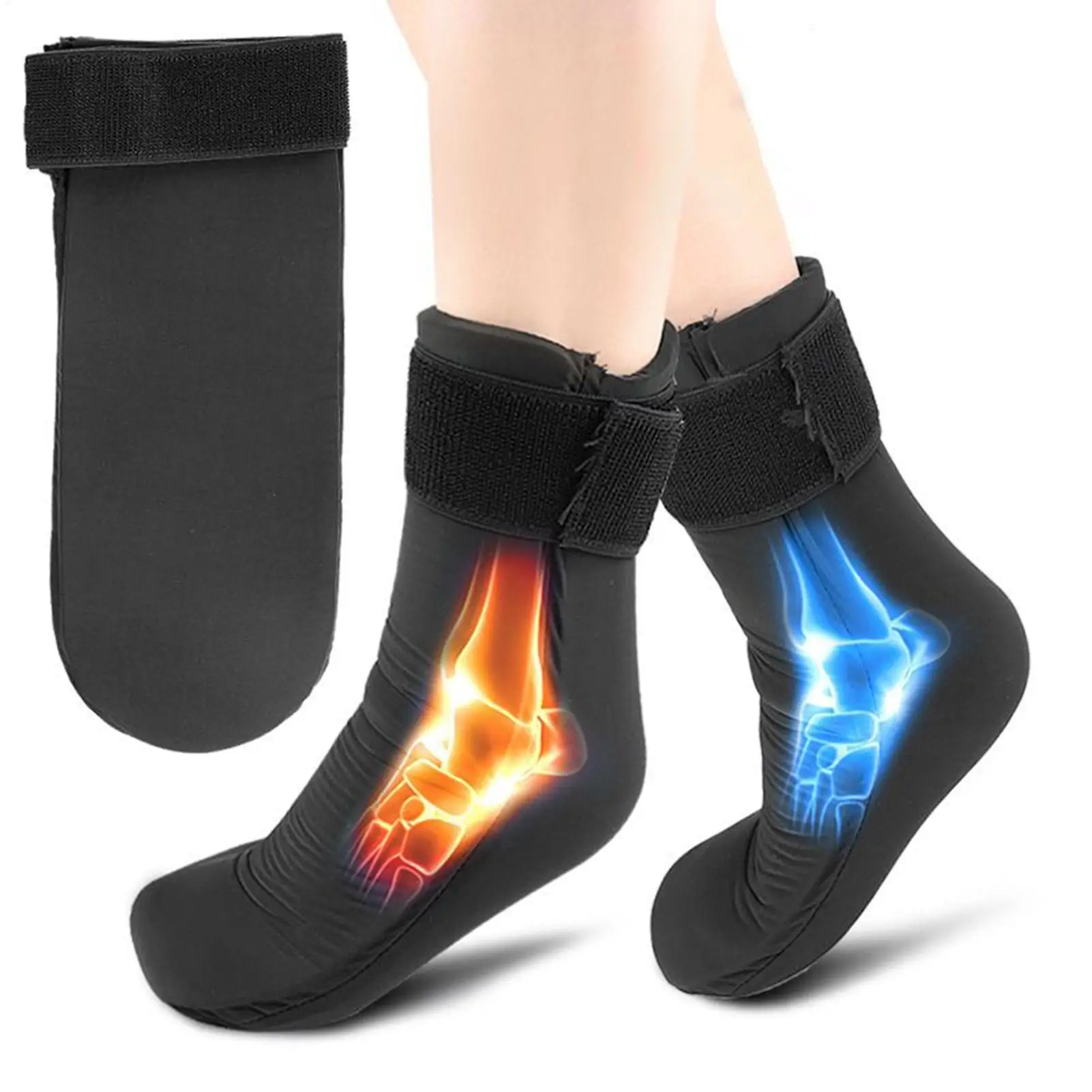 

Охлаждающий компресс для голеностопа, 1 шт., многоразовый гелевый пластырь для снятия боли после тренировок, полное охлаждение, для взрослых, мужчин и женщин