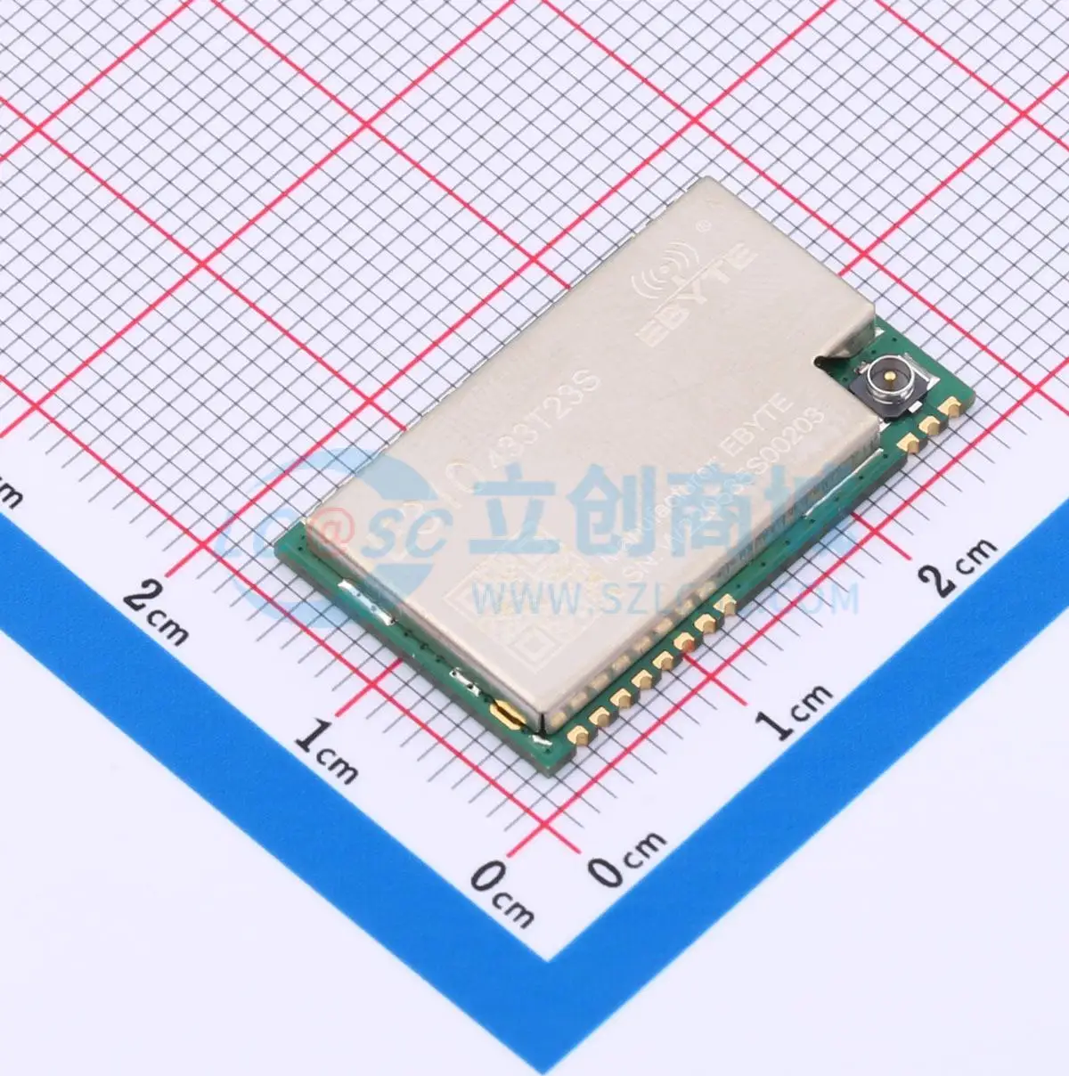 2pcs E310-433T23S SMD 26x16mm transceiver 433MHz GFSK RF Wireless Communication Module for Smart Home System