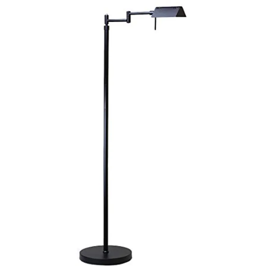 

O'Bright Dimmable LED Pharmacy Floor Lamp, 12W LED, Full Range Dimming, 360 Degree Swing Arms, Adjustable Heights, Standing Lam