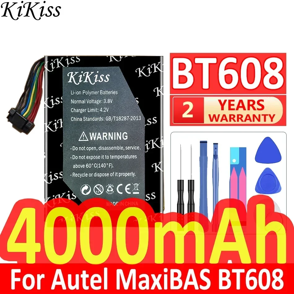 KiKiss Battery 4000mAh For Autel MaxiBAS BT608