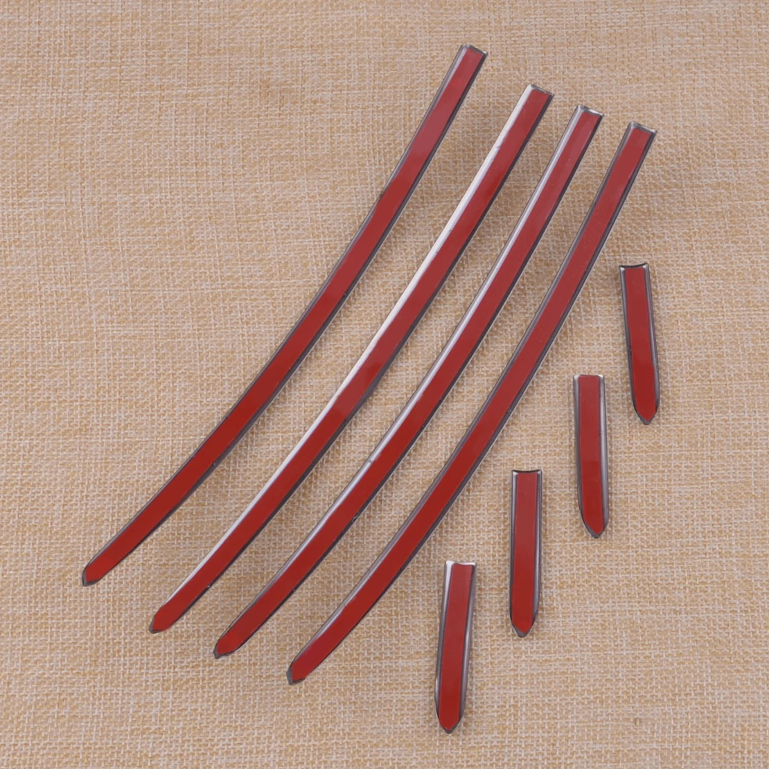 8Pcs Stainless Steel Car Chrome Door Handle Stripe Trim Cover Fit for Ford Fusion Mondeo 1.5T 2013 2014 2015 2016