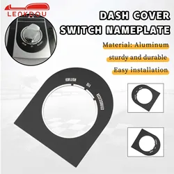 Motorcycle Dash Cover Switch Nameplate 71302-93A Fits For Harley Softail FXST FLST 1996-2017 Dyna Wide Glide FXDWG 1993-2003