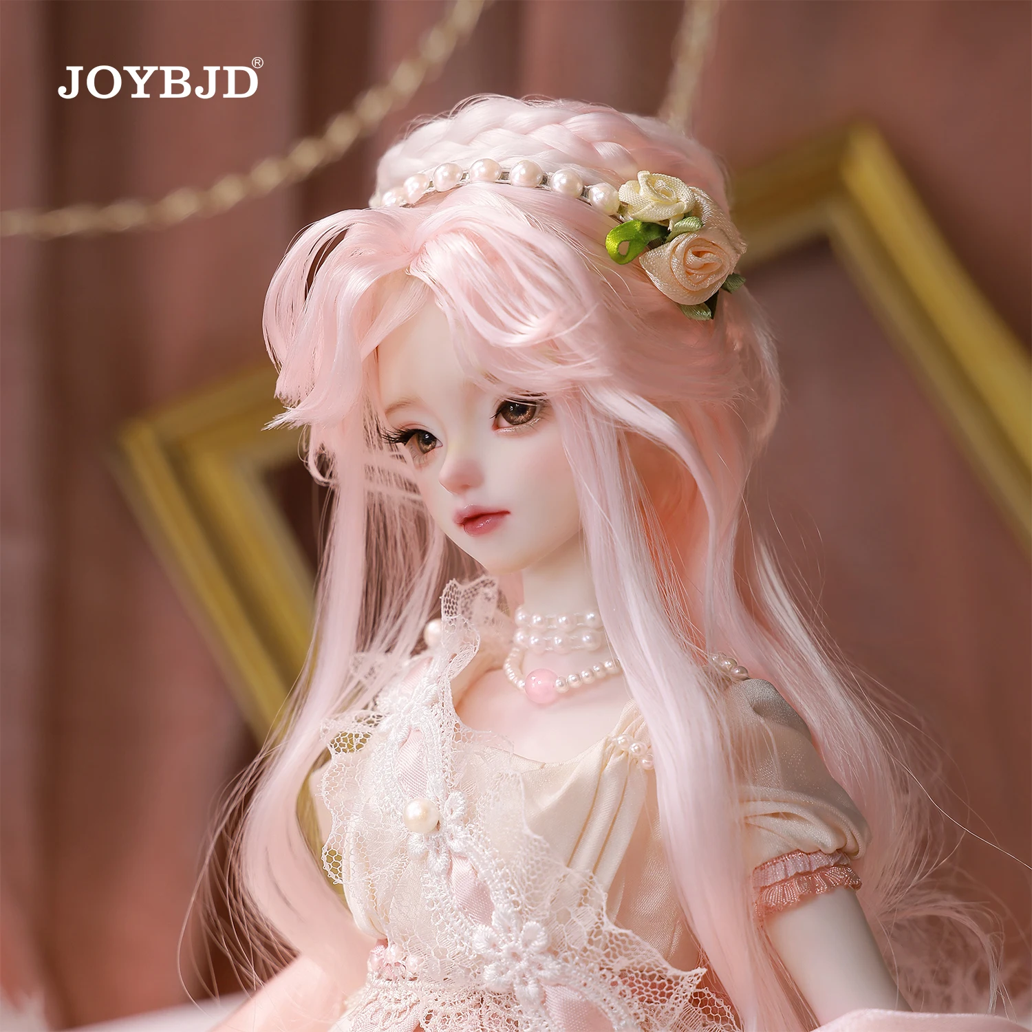 

JOYBJD 1/4 Shimmer C BJD-стиль Empire Courtier Art Рисунок Роскошная позарованная кукла Европейское платье Полный комплект