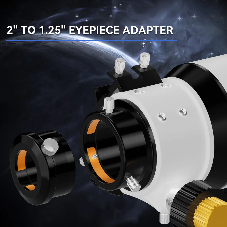 Svbony SV48P 102mm Astronomisches Teleskop-Set, SV225 MINI, SV225T, SV188P Zenith-Spiegel, Basis/Upgrade, für Sichtbeobachtungs-Set – Detail 13