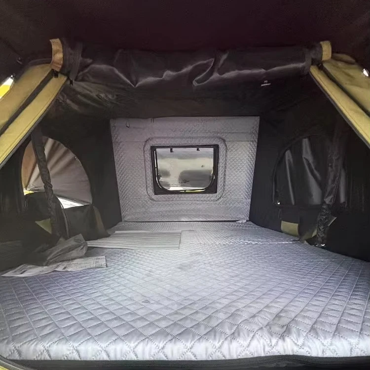 

ABS Hard Shell Car Roof Tent with Extension Room Family Camping Large Space Design with Skylight