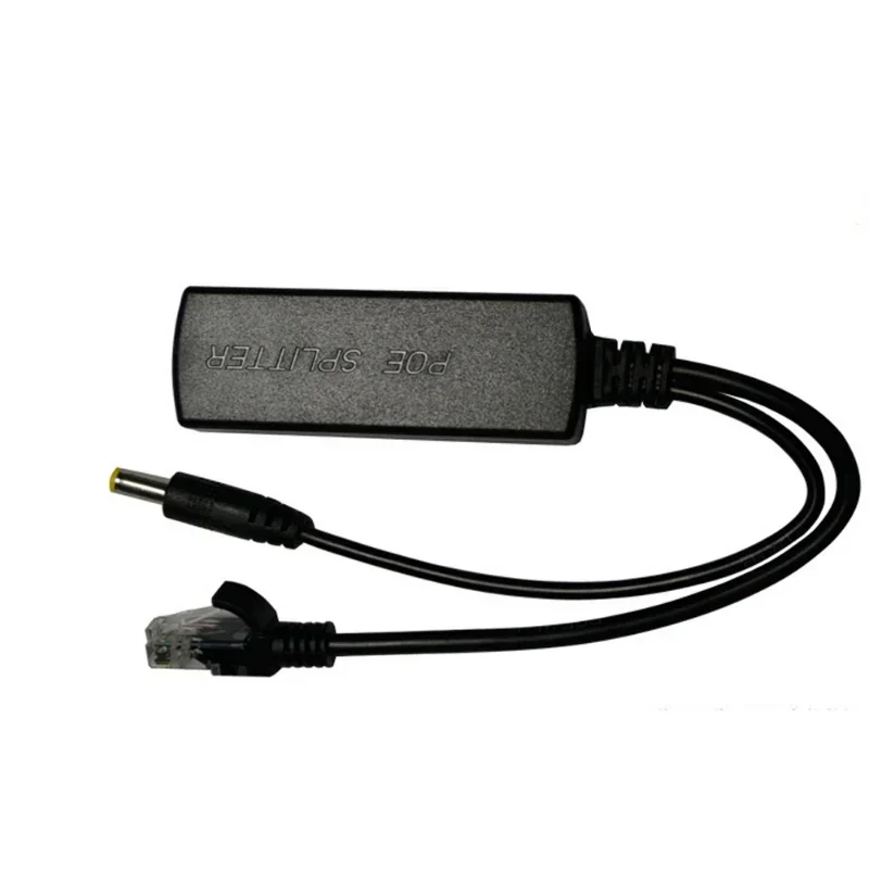 ANPWOO-Répartiteur PoE 48V à 12V, câble adaptateur 15W, module d'alimentation, connecteur pour caméra IP, anti-interférence, DC 5,5x2.1mm