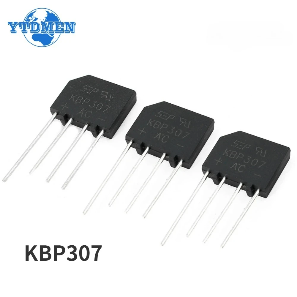 20PCS KBP307 Bridge Rectifier KBP 307 Power Diode Bridge 3A 1000V Electronica Componentes