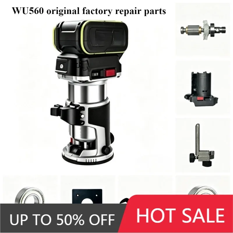 WU560 Trim Router Original Repair Parts For WORX DIY Modify Accessories Household Repair Parts Depth Bracket Square Baseplate