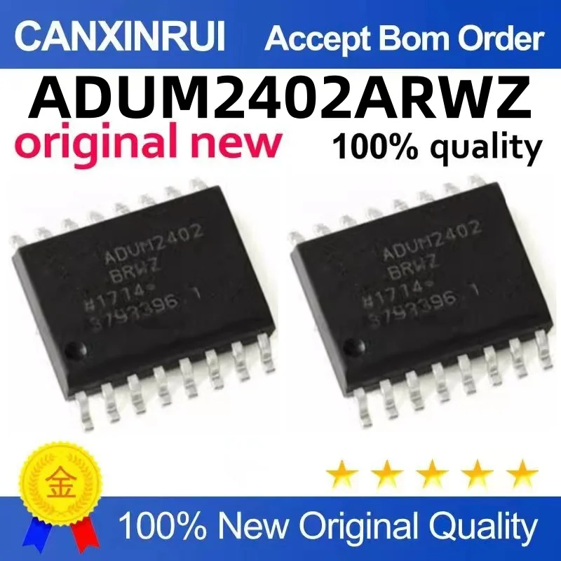 

ADUM2402 ADUM2402ARWZ ADUM2402BRWZ SMD SOP16 digital isolator chip