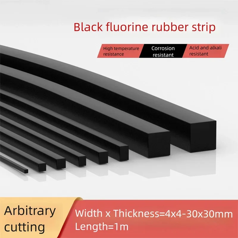 

High Temperature Viton Rubber Strip - Chemical Resistant FKM Seal Gasket Material for Harsh Environments
