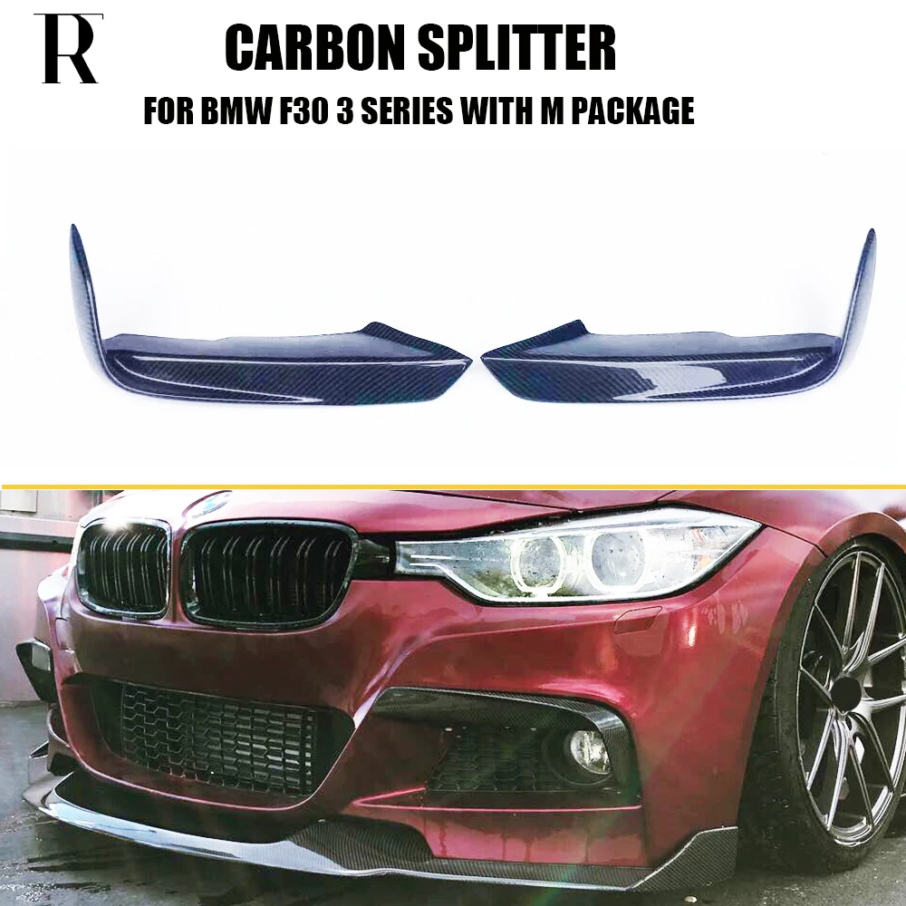 

Carbon Fiber Front Bumper Splitter Apron for BMW F30 Sedan F31 Wagon 320 328 330 340 With M Package 2012 - 2019