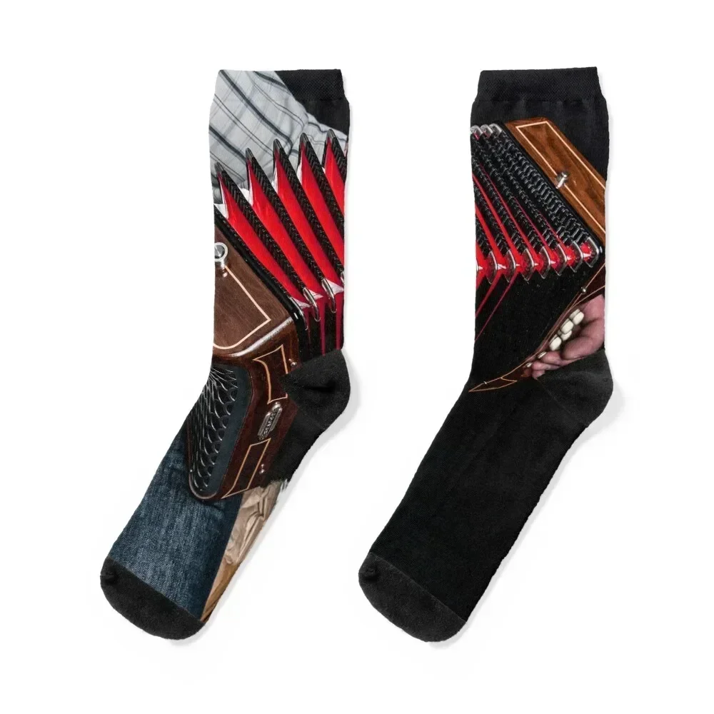 Button Accordion Player Socks winter winter gifts New year's Socks For Women Men's