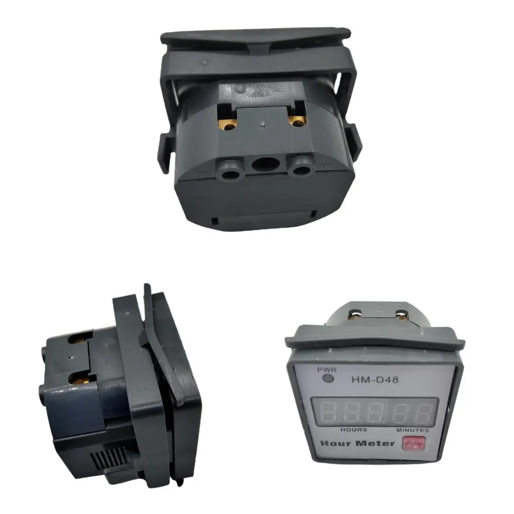  Digital Hourmeter 0‑999.99h Timer AC 220V for Farm Tractor Hour Meter Gauge