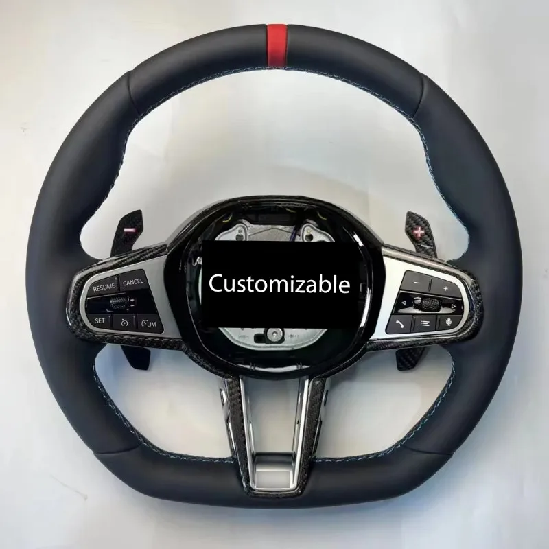 Luxury Sports Nappa Leather Steering Wheel 3/5/7 Series G20 G28 G22 G23 G30 G38 G11 Heated Stitching Paddles OEM Quality