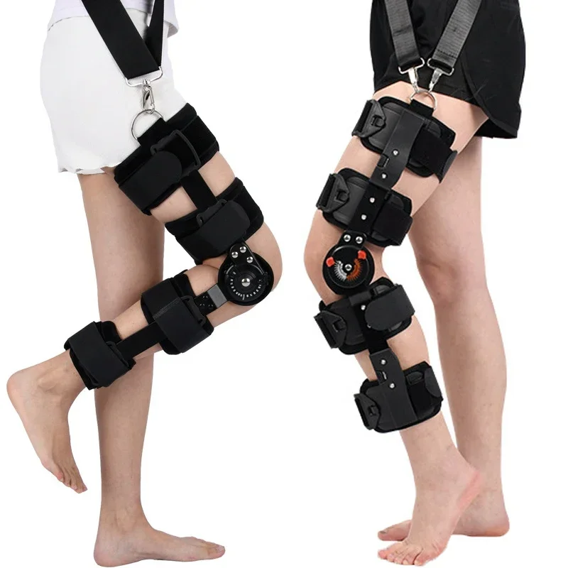 New Model Orthopedic Support Stabilizer After Surgery Adjustable Hinged Knee Brace Knee Joint Fixation Stretcher