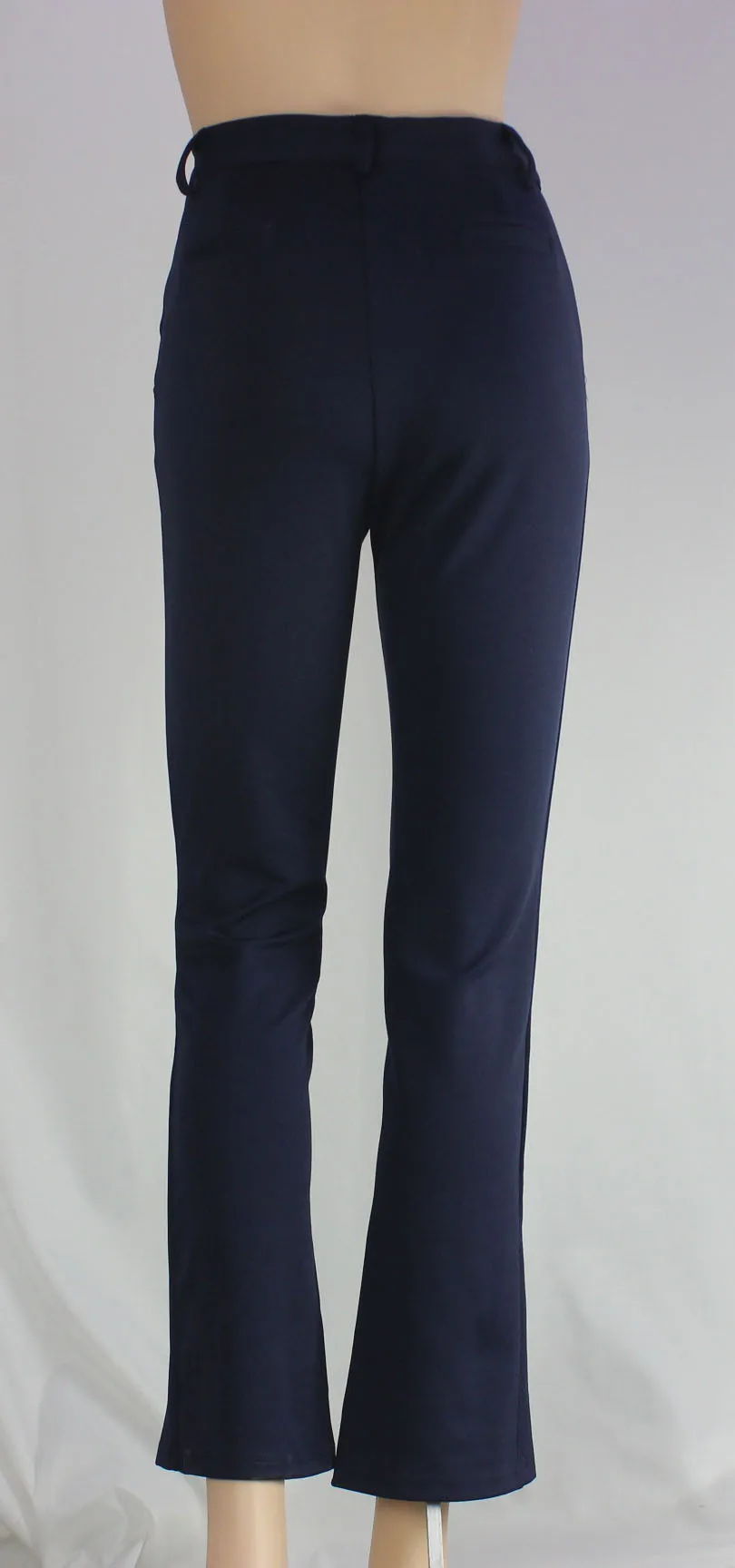 Damen Business Casual Hosen, Bequeme Bürokleidung mit Taschen, Elegante Regular Fit Arbeitshosen – Detail 6