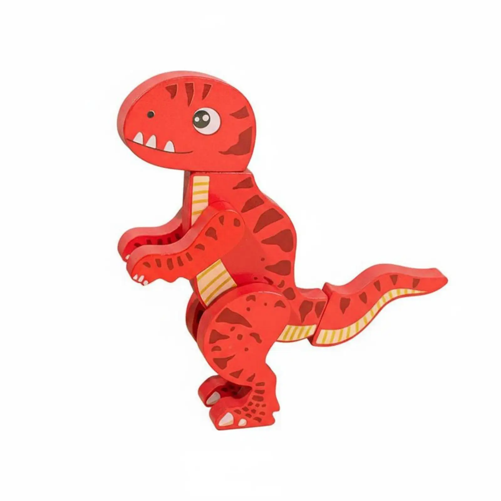 3D Wooden Dinosaur Puzzle Develops Fine Motor Skills Wooden Dinosaur Puzzle Interactive Play for Preschoolers, Young Children,