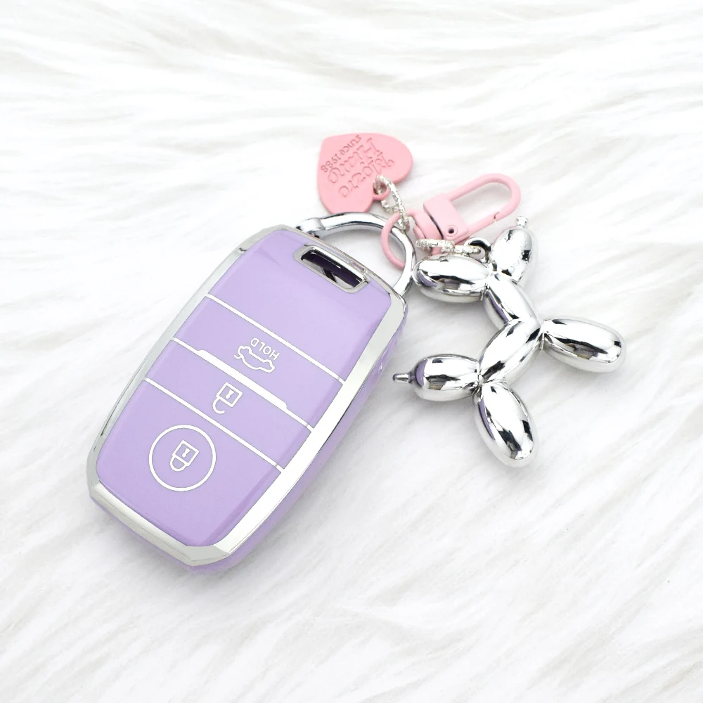 3 Buttons TPU Car Smart Key Case Cover for KIA Rio Rio5 Sportage Ceed Cerato K3 KX3 K4 K5 Sorento Optima Picanto Shell Fob