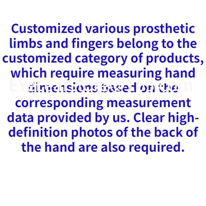 Customized All Kinds of Artificial Limb Fake Finger Simulation Finger Stall Manicure Half Finger Toe Cover Silicone Case.