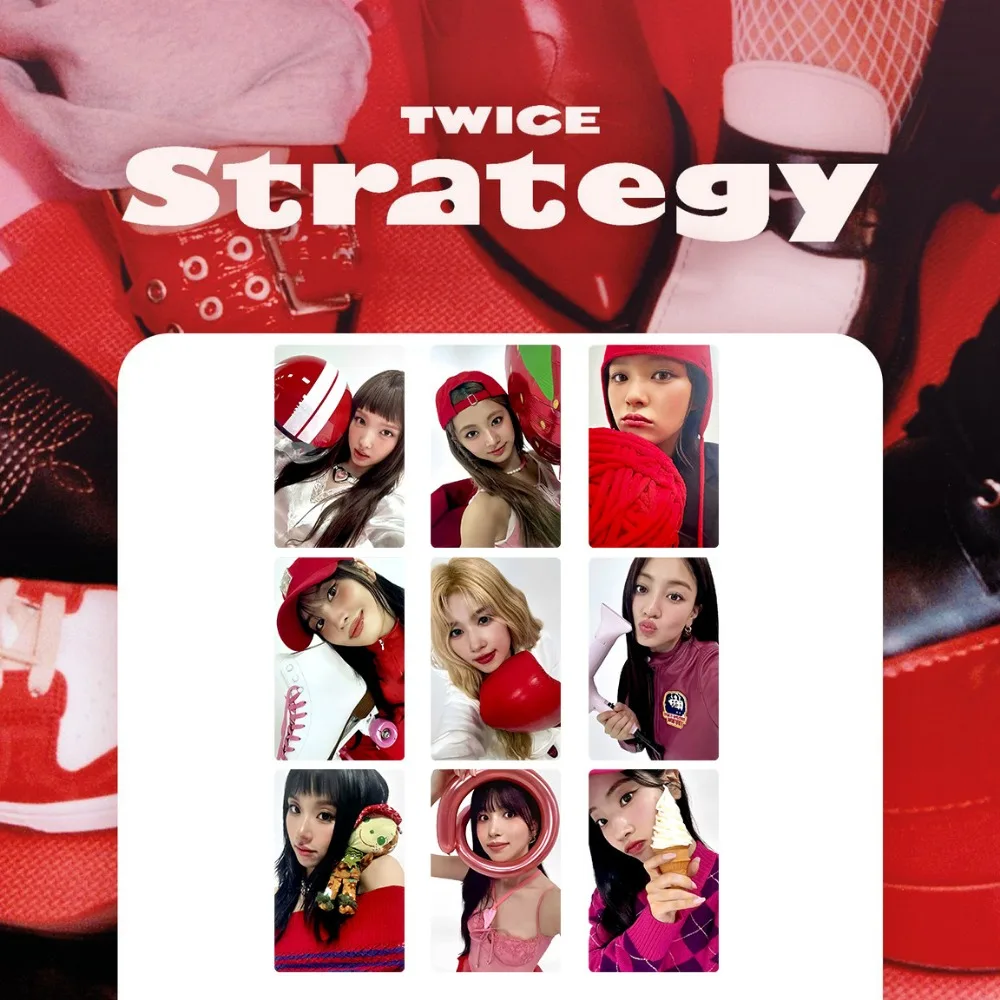 Kpop Tweemaal 14e Mini Album Strategie Fotokaart LOMO Kaart Nayeon Jeongyeon Momo Sana Jihyo Mina Dahyun Chaeyoung Tzuyu Fans Gift