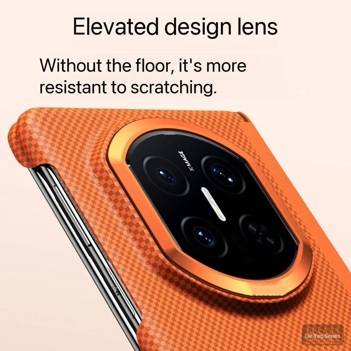 For HUAWEI Mate X7 X6 X5 X3 600D Slim Carbon Fibre MagSafe Magnetic For Honor Magic V6 Shockproof Hard Protective Phone Shell view 5