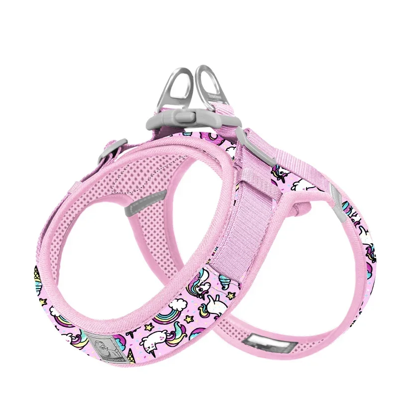 TRUELOVE Pet Vested Leichtes Geschirr TLH30131 Unterhemd-Design Nylon Stretch-Stoff Sandwich-Mesh-Futter Leichtes Mesh Sichtbar