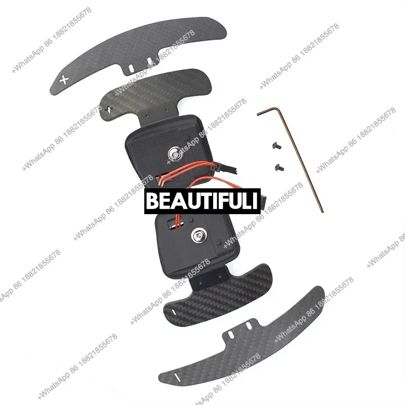 For  Chassis M3 (01-13) X5 10-13 X6M 10-14 Magnetic Dry Carbon Fiber Steering Wheel Shift Paddles Extended Shift Paddles