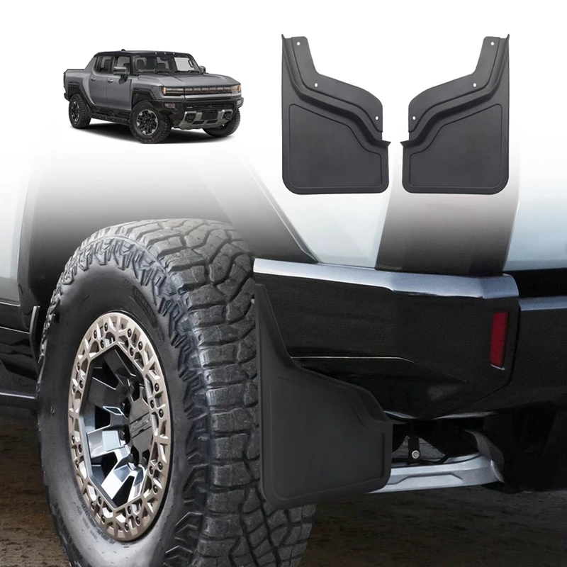 

Для Hummer EV 2022-2024 задние брызговики, аксессуары, брызговики заднего крыла, колеса, брызговики, 2 шт.