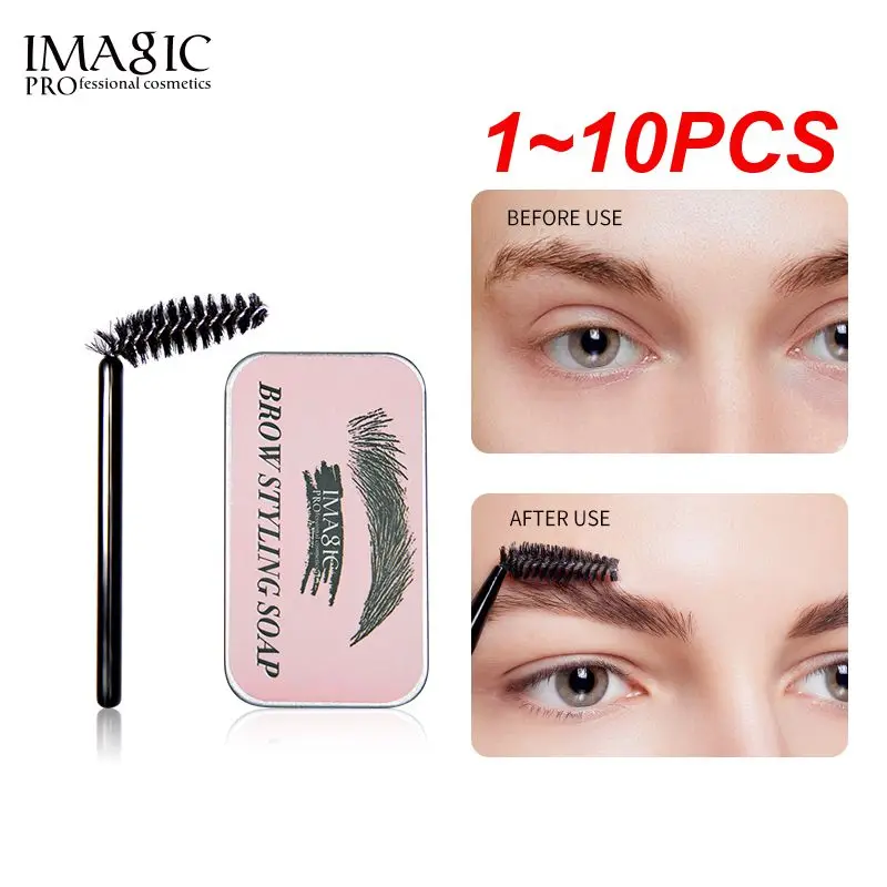 Eyebrow Gel Brows Wax Waterproof Long-Lasting 3D Feathery Wild Brow Styling Soap For Women's Natural Eyebrow Styling