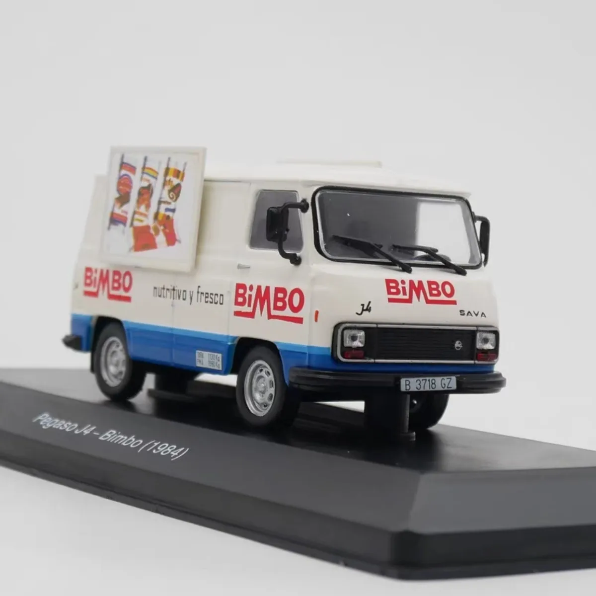 Ixo 1:43 Pegaso J4 Bimbo 1984 Pegaso Van Die-cast Model Car