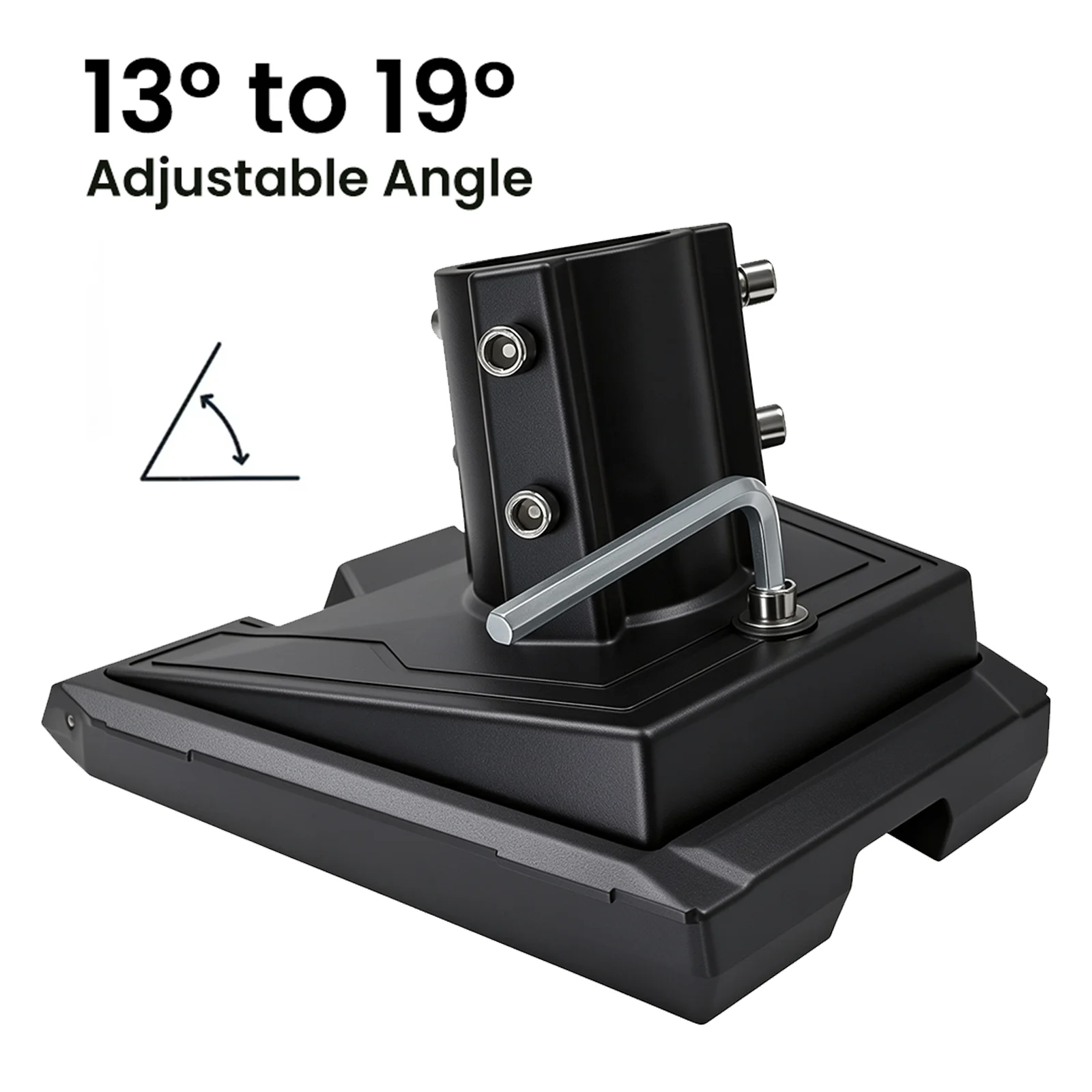 Adjustable Angle Pipe Adapter For Starlink Gen 3 V3/V4/V4X Standard Dish Roof Pole Mount Wall Stand Round Mounting Kit