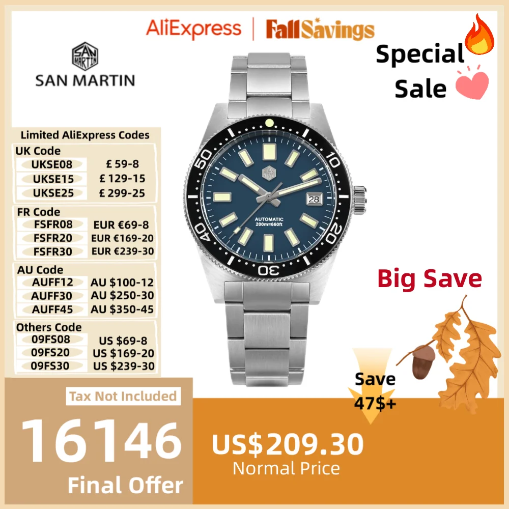 San Martin-Reloj Automático NH3