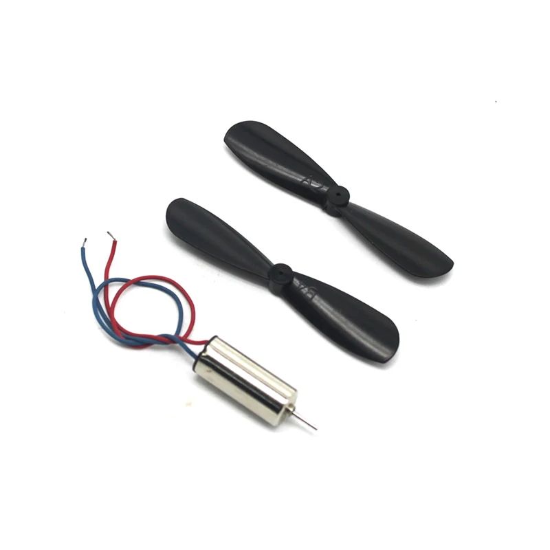 1set=2pcs DC3.7-4.2V 716 7*16MM Micro DIY Helicopter Coreless DC Motor With Propeller Great Torque High Speed Motor