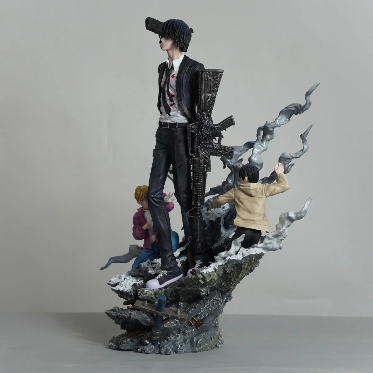 Chainsaw Man Gun Devil Devil Hunter Gk Anime Figure Resin Statue Desktop Decoration Ornament For Anime Fans Collection Gift