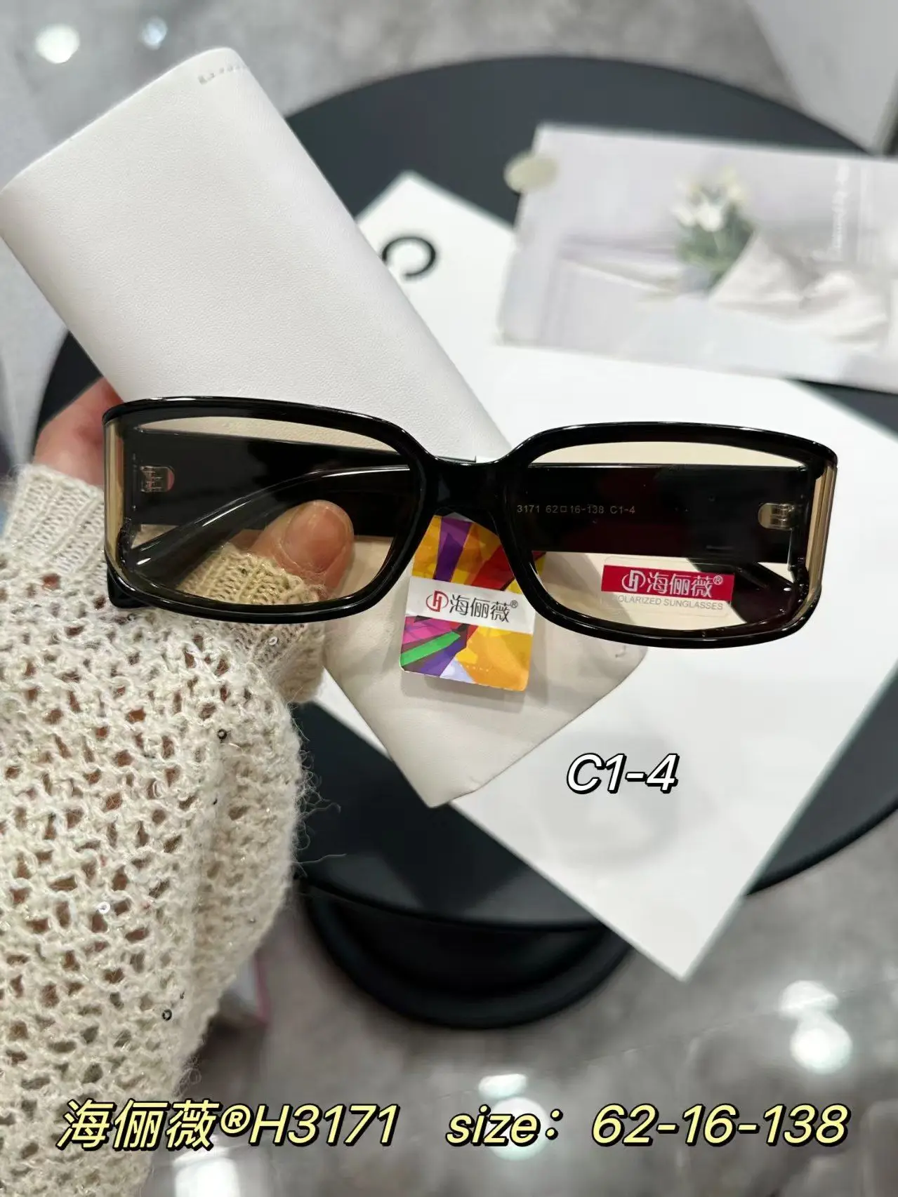 حار بيع النظارات الشمسية للرجال النساء رخيصة جدا النظارات الشمسية أزياء خمر مربع المضادة للوهج نظارات UV400 السعر المنخفض الترويج #4