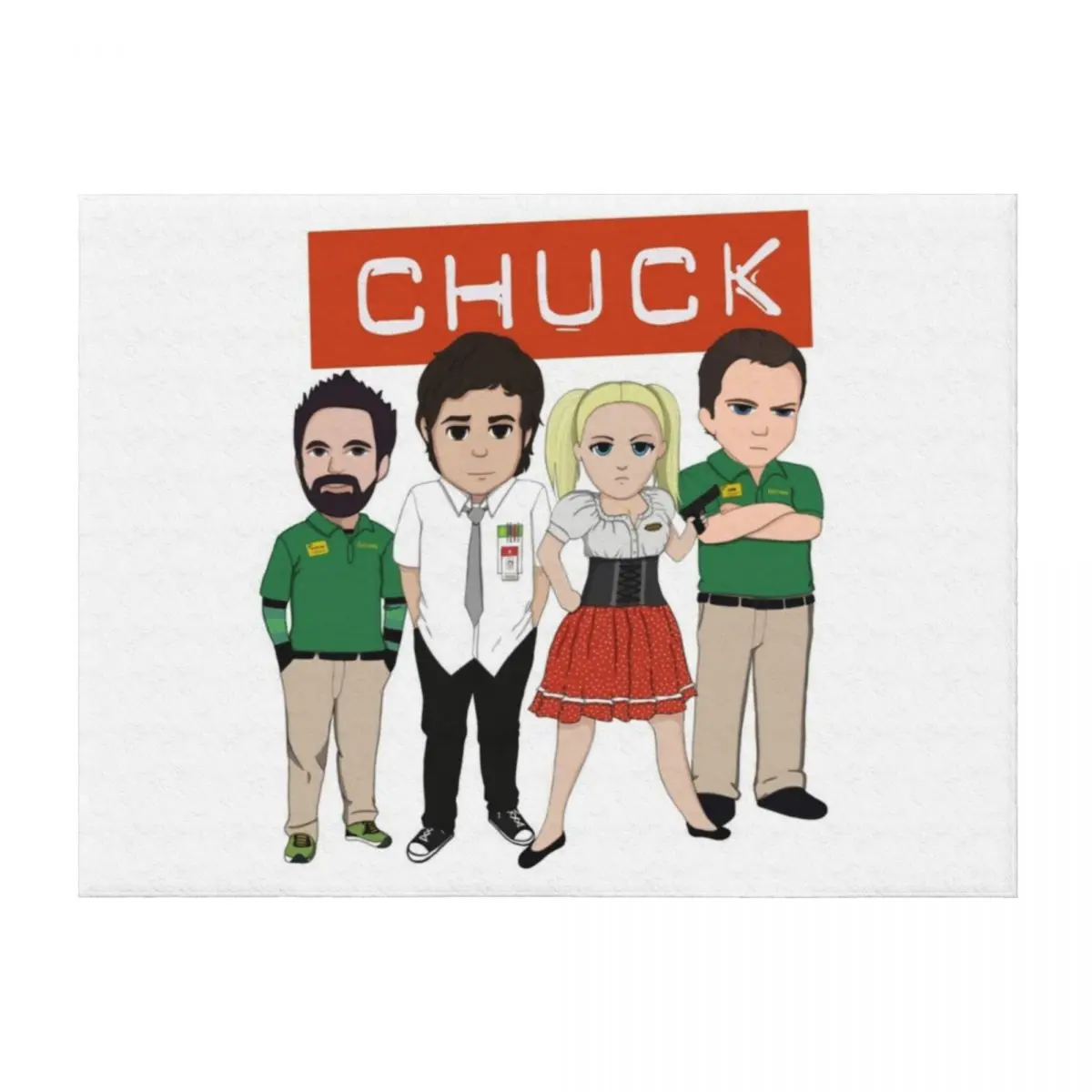 

Team Bartowski Throw Blanket Bed Fashionable Luxury St Luxury Thermal Blankets