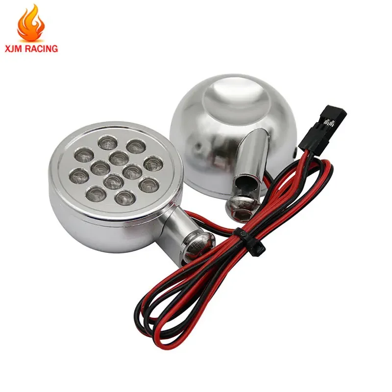 CNC Metal Light LED Front Lamp Assembly Kit for 1/5 Hpi Rofun Baha Rovan Kingmotor Baja 5b SS 5T Truck Rc Car Parts
