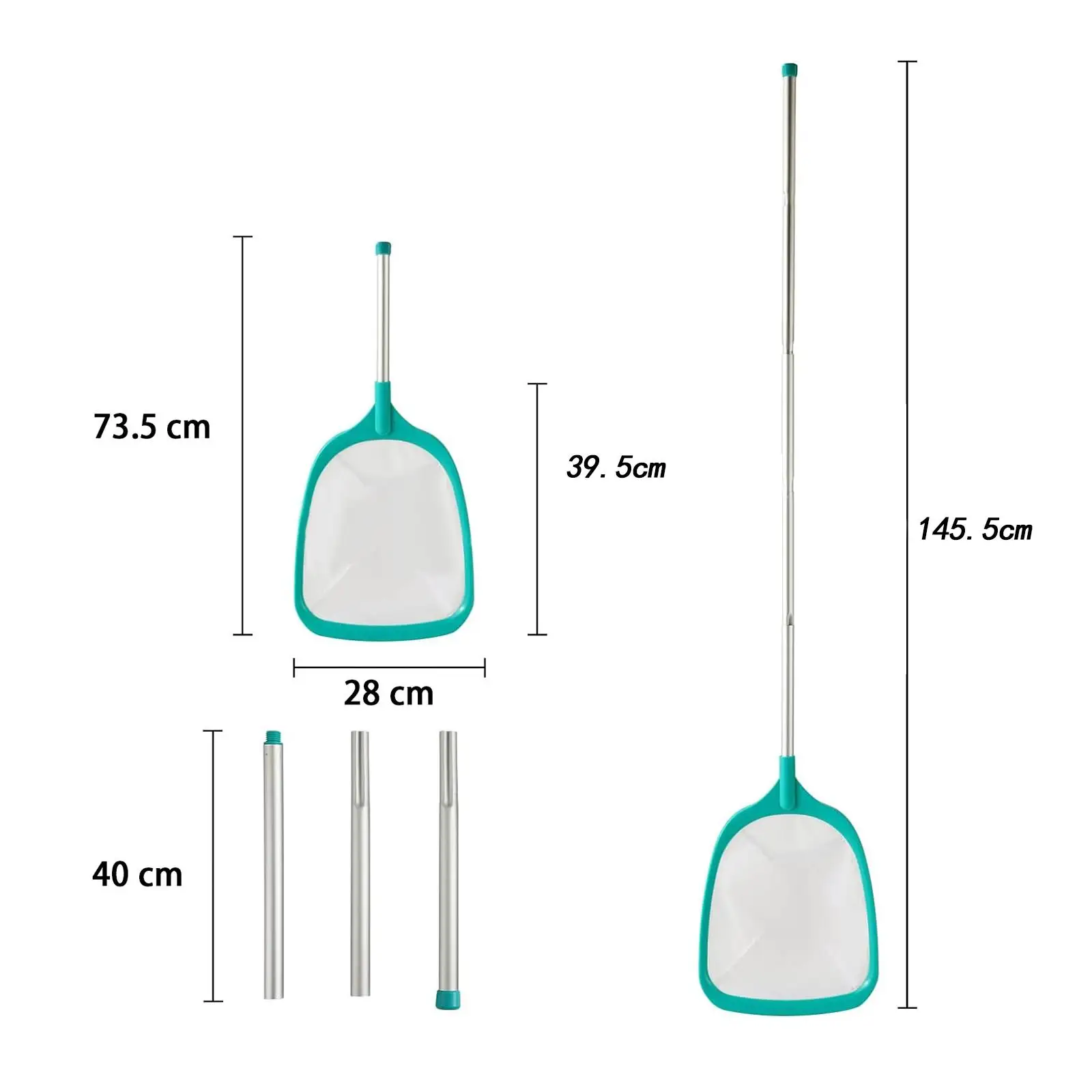 Pool Skimmer Leaf Net Set Cleaning Mesh for Swimming Pool Aquarium SPA