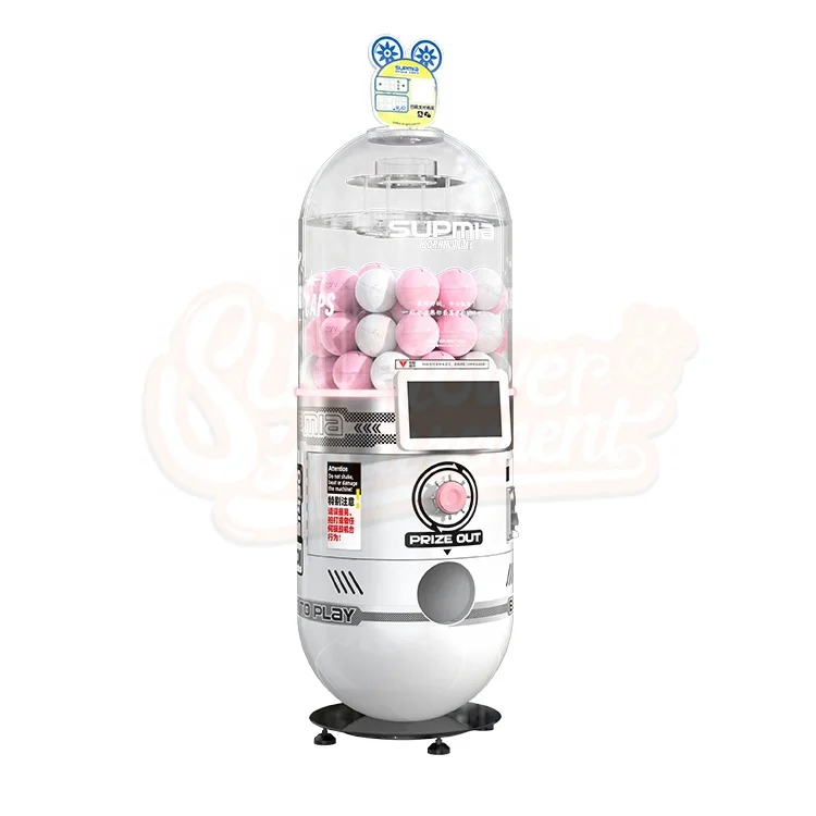 Automatic Popular Design Coin Operated Capsule Vending Machine Prizes Toy Game Machine Plastic Coin Operated