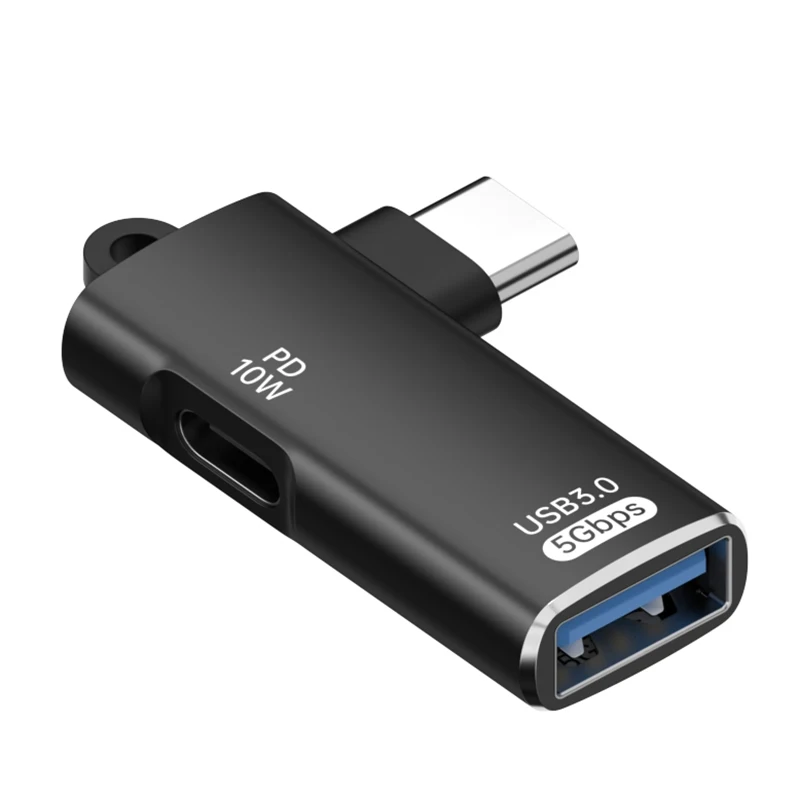 2-In-1 Type C To Usb 3.2 Adapter Device With 100w Charging Port Thunderbolt Otg Converter For Rog Ally Steam Deck Quest Macbook