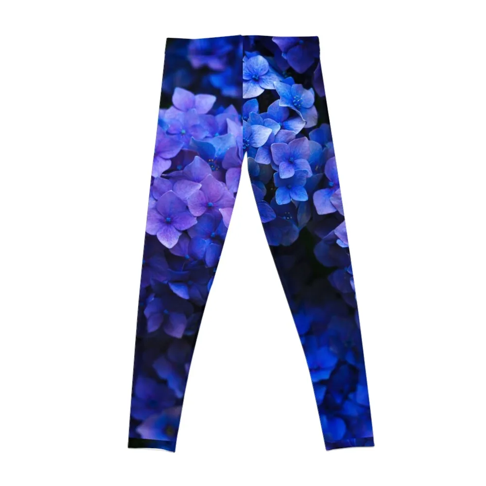 Purple Hydrangea Flower Blossoms Leggings Women's push up leggins push up woman Fitness clothing gym womans Womens Leggings